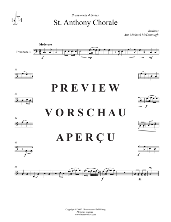 gallery: St. Anthony Choral , , (Posaunen-Quartett)