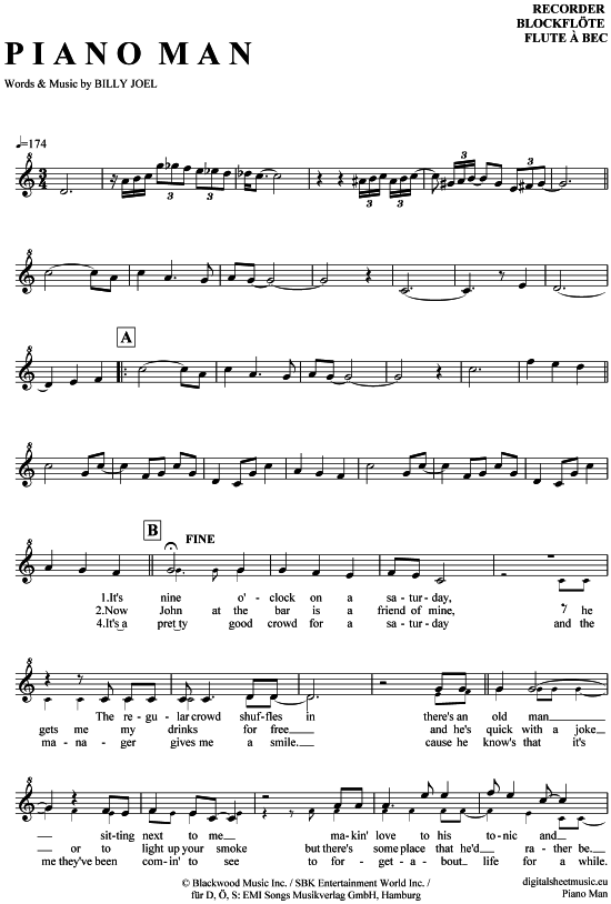 Product picture to: Piano Man Billy Joel