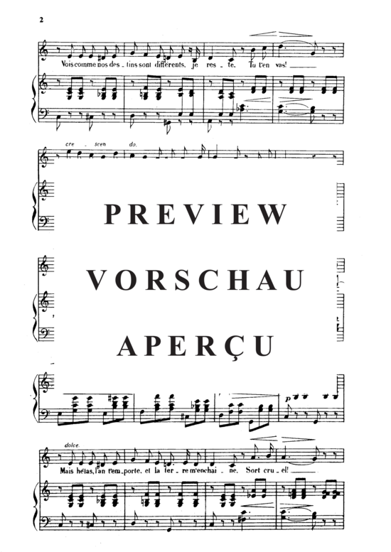 gallery: Le papillon et la fleur Op.1 No.1 , , (Gesang mittel + Klavier)