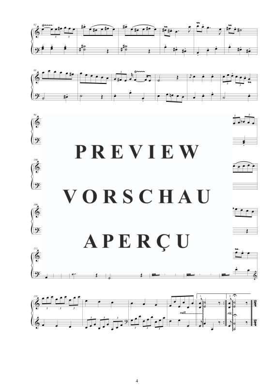 Produktgalerie: Seite 5 von 10 Cembalo Sonate Nr. 2 in C-Dur Op. 1, , Cembalo/Klavier Solo