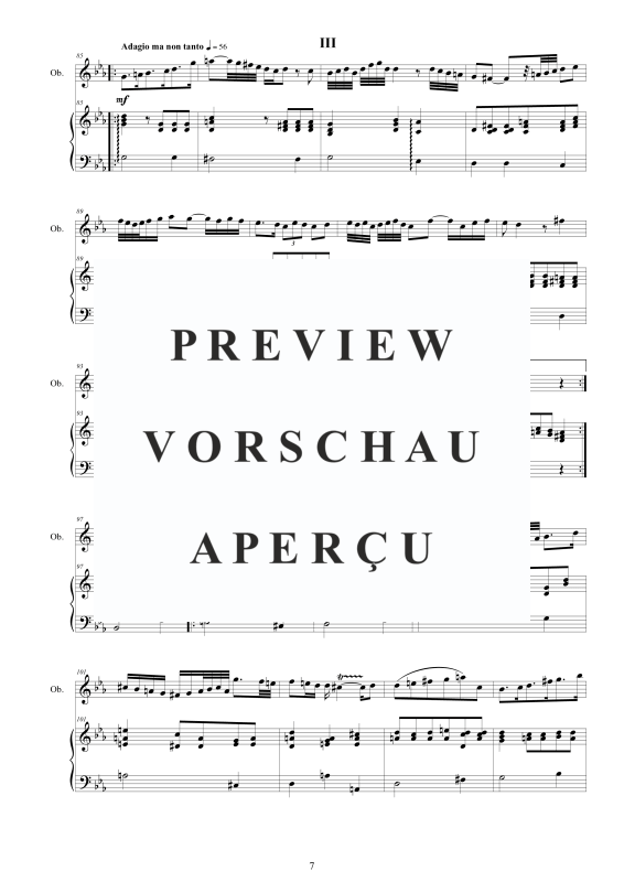Produktgalerie: Seite 8 von 11 Oboensonate c-Moll, , Oboe und Cembalo