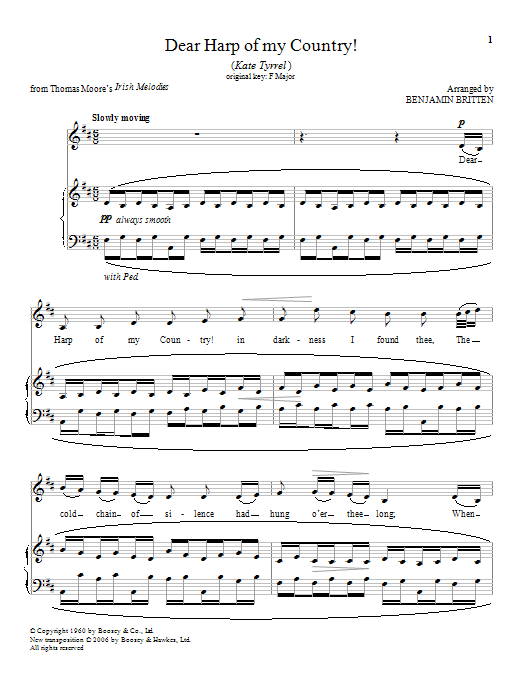 Produktbild zu: Dear Harp of my Country!