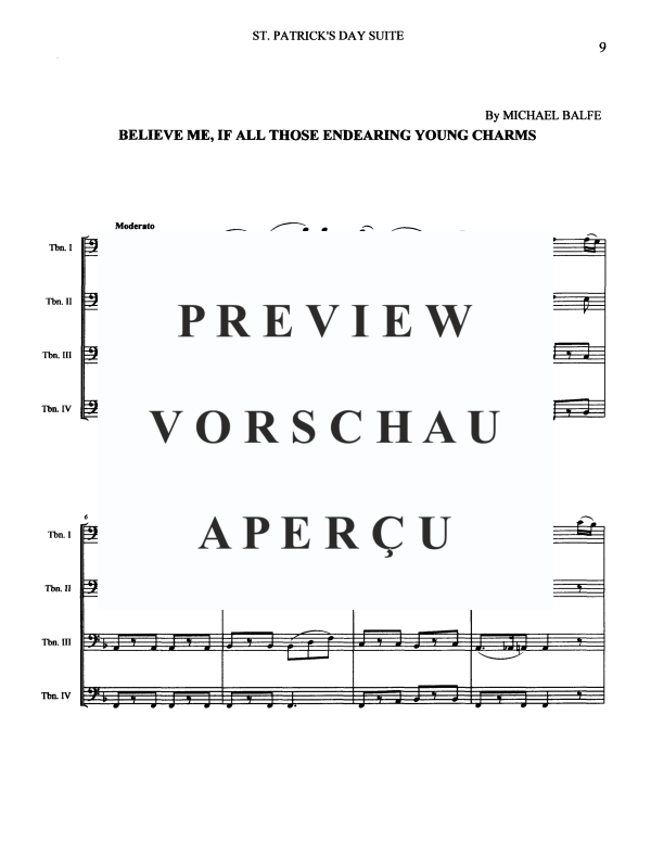 Produktgalerie: Seite 11 von 11 St. Patrick's Day Suite, , Posaunen Quartett