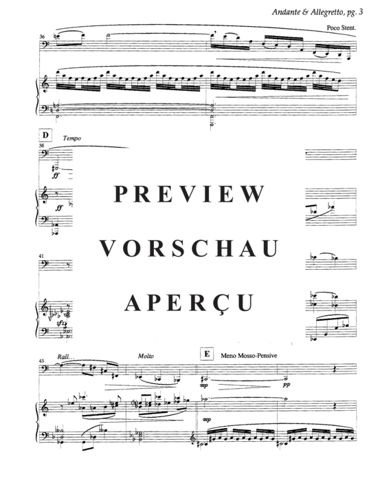Produktgalerie: Seite 5 von 21 Andante and Allegretto , , (Tuba + Klavier)