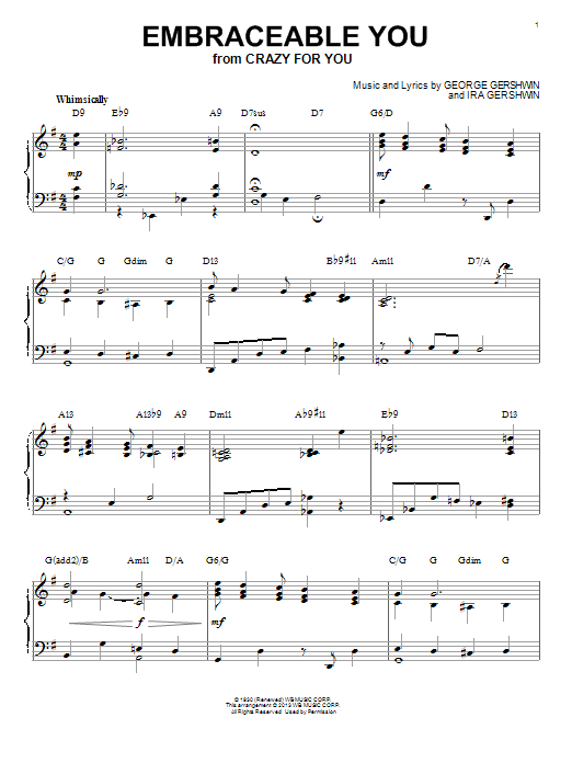 Product picture to: Embraceable You [Jazz version] (arr. Brent Edstrom)