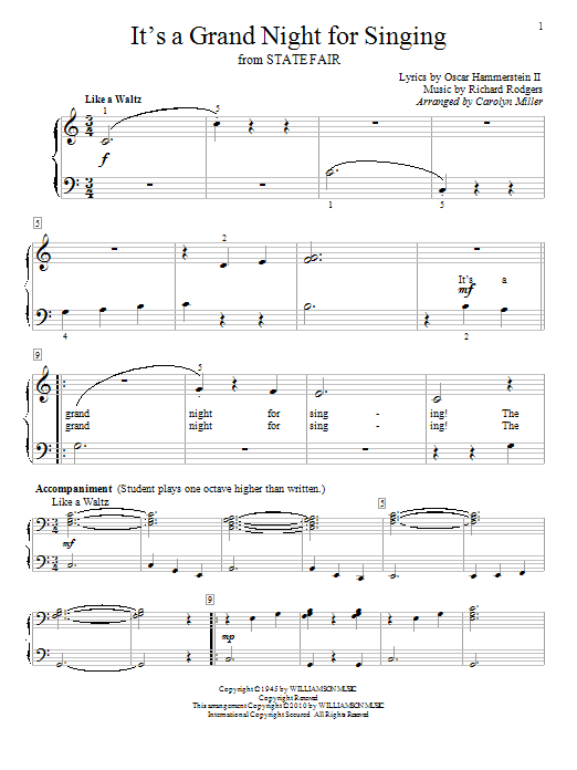 Product picture to: It's A Grand Night For Singing