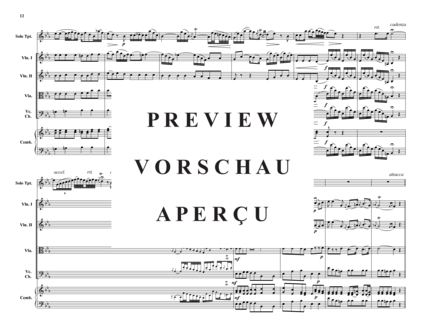 Product gallery: Page 13 of 21 Concerto in Es , , (trumpet + chamber orchestra)