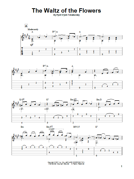 Produktbild zu: Waltz Of The Flowers (from The Nutcracker Suite)