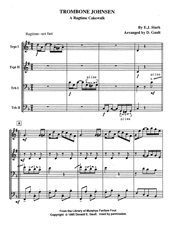 Produktgalerie: Seite 1 von 11 Trombone Johnsen, , Blechbläser Quartett
