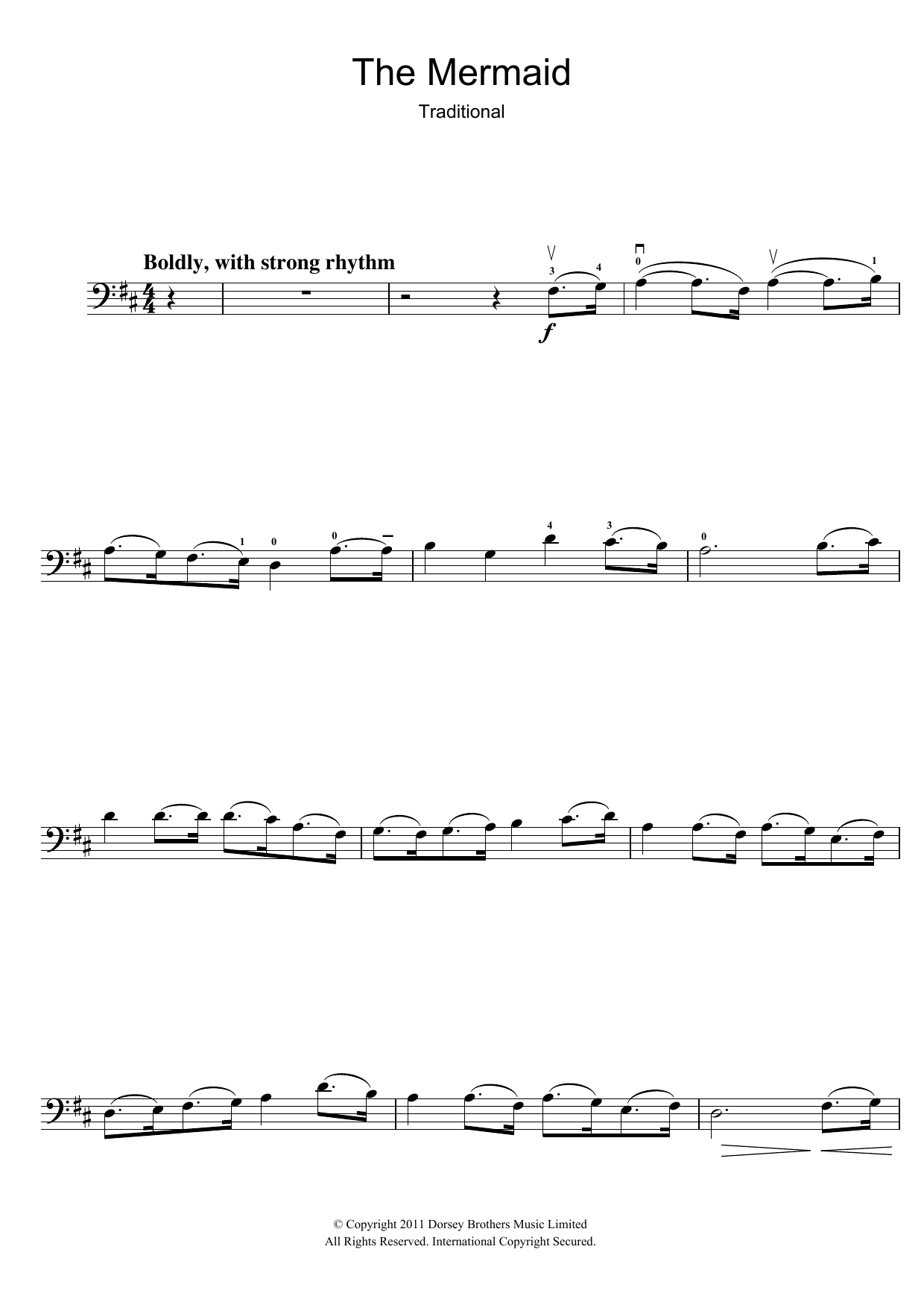 Produktgalerie: Seite 1 von 1 The Mermaid, Traditional, Violoncello