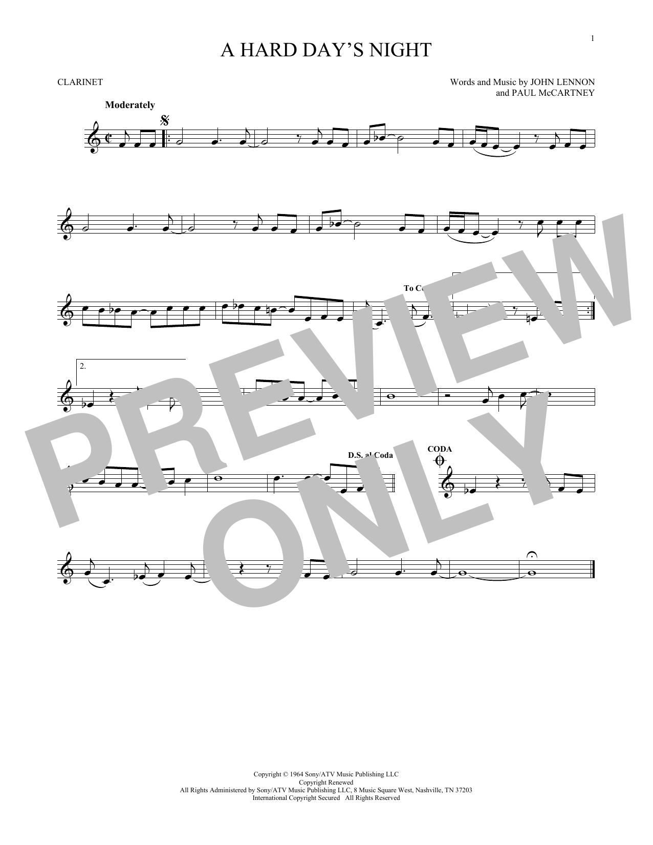 Product gallery: Page 1 of 1 A Hard Day's Night, The Beatles