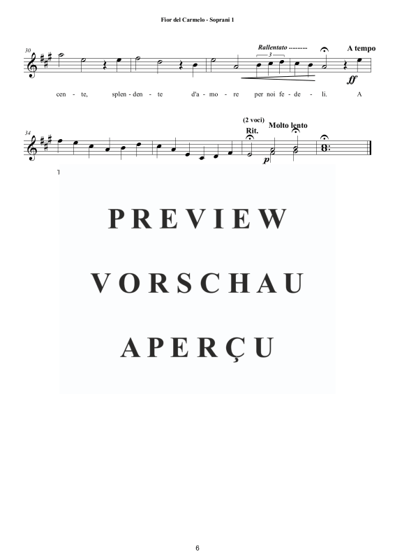 Product gallery: Page 7 of 11 Fior del Carmelo - Hymne, , Mixed Choir 7-Part Ssaatbb A Cappella