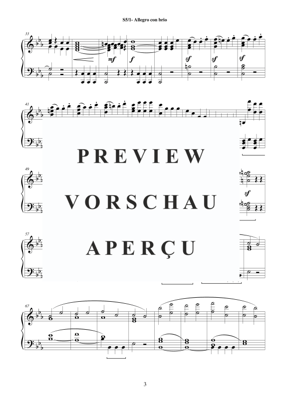 Produktgalerie: Seite 4 von 11 Symphony No.5 in C minor Op.67 for piano - Full Score, , Klavier Solo