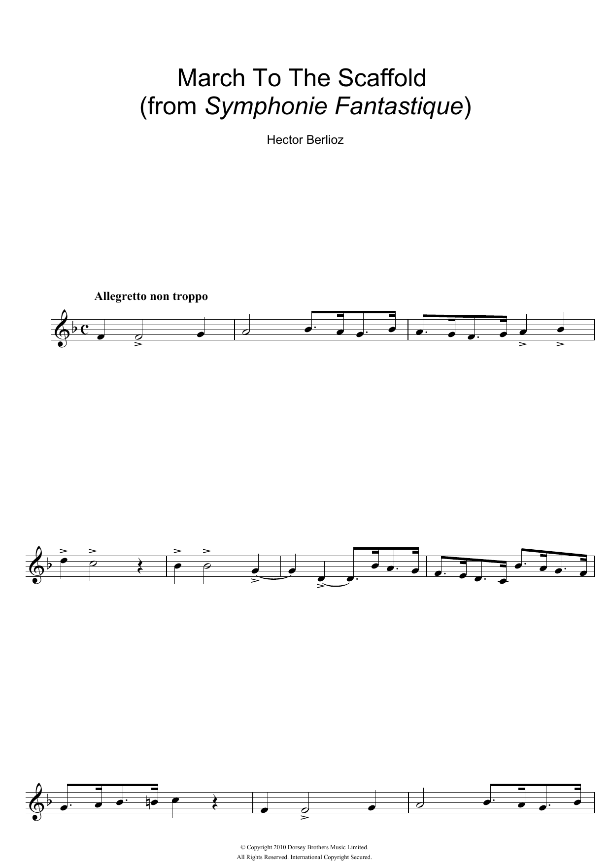 Product gallery: Page 1 of 1 Symphonie Fantastique (4th Movement: March To The Scaffold), Hector Berlioz