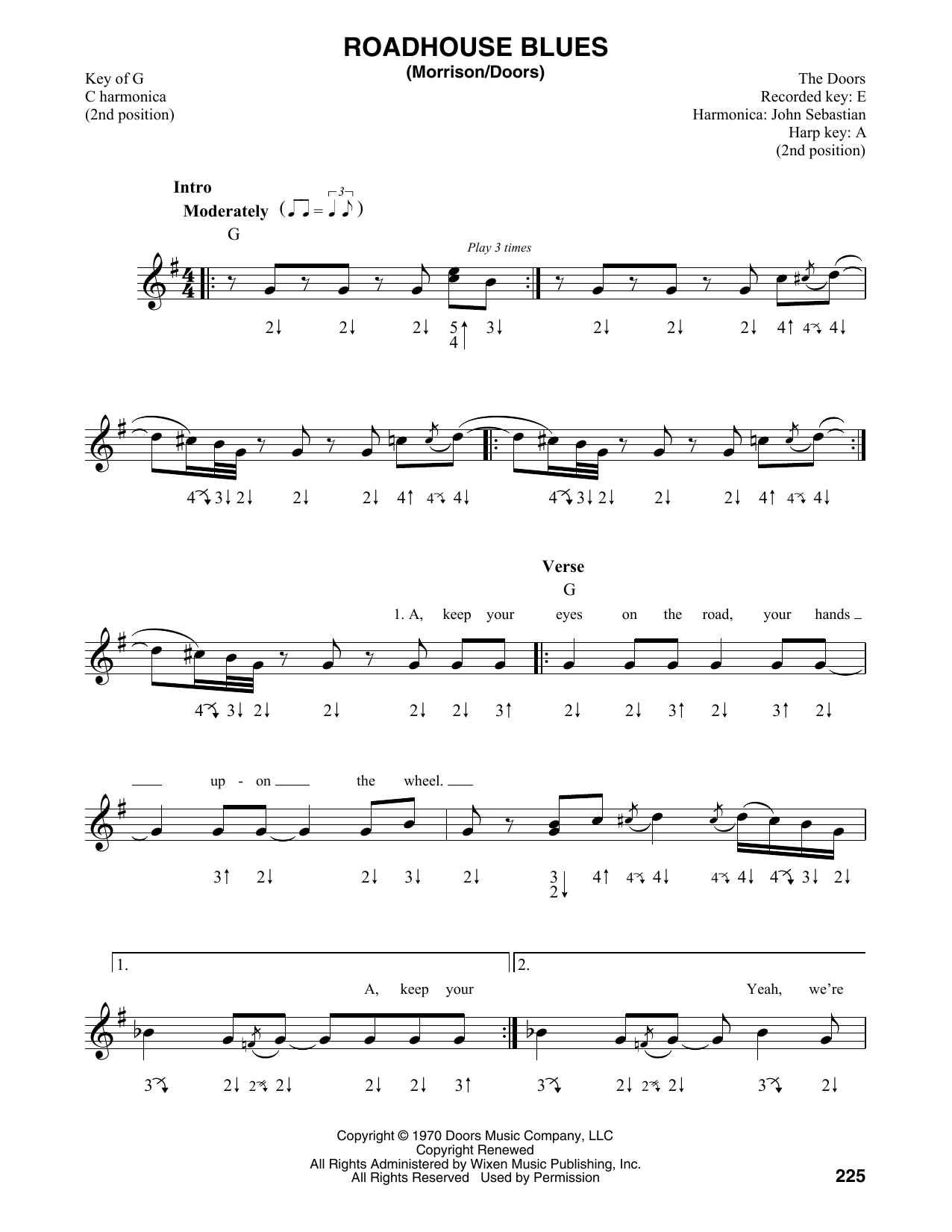 Product gallery: Page 1 of 1 Roadhouse Blues, The Doors