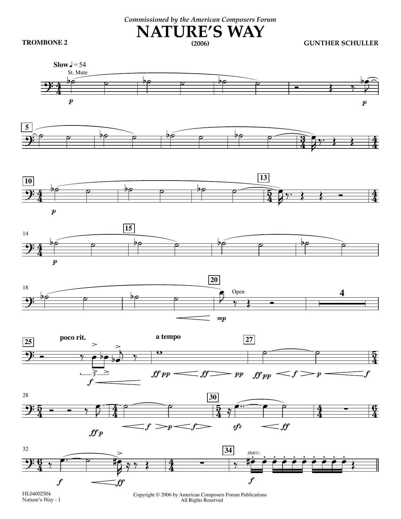 Product picture to: Nature's Way - Trombone 2
