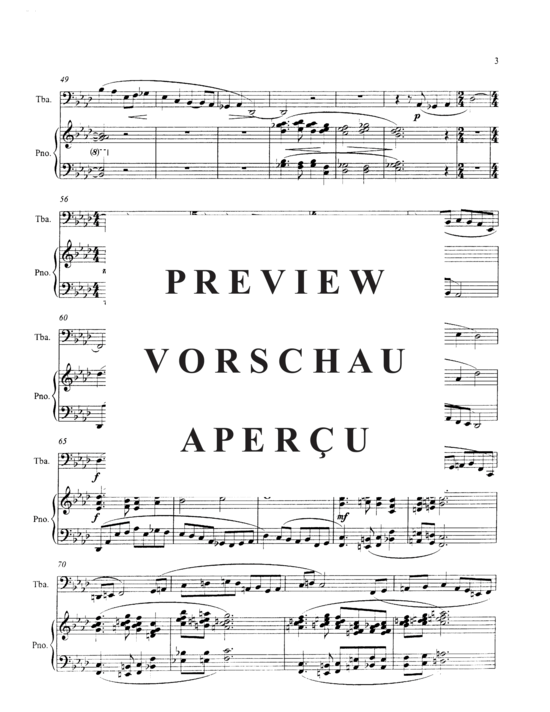 Product gallery: Page 5 of 12 Wind Song , , (tuba + piano)