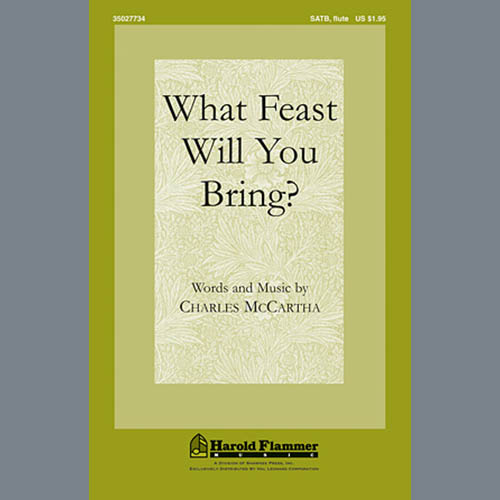cover: What Feast Will You Bring?, Charles McCartha