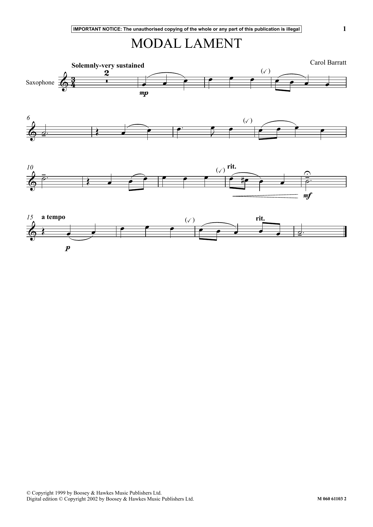 Produktbild zu: Modal Lament