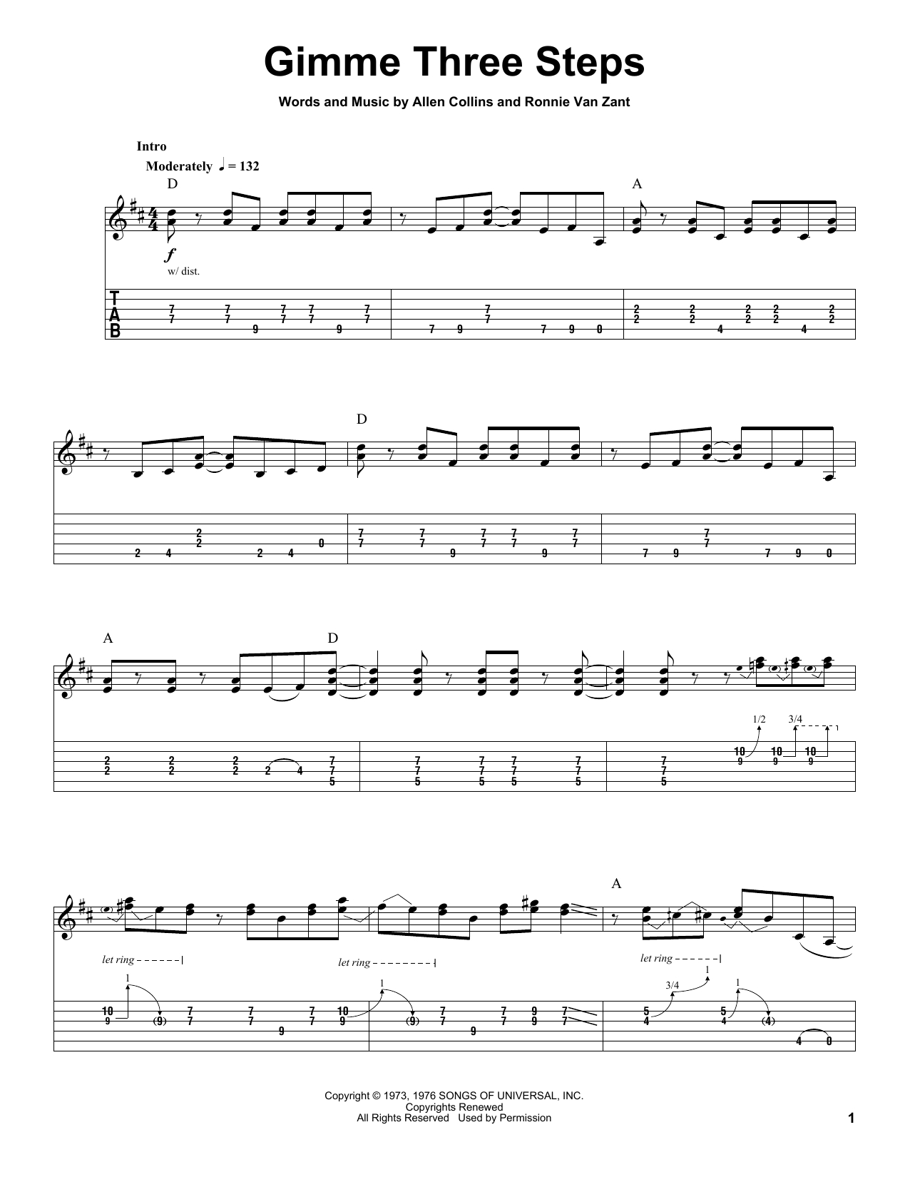 Produktbild zu: Gimme Three Steps