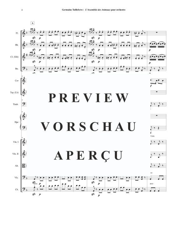 Produktgalerie: Seite 5 von 11 Assemblée des Animaux, , Orchester