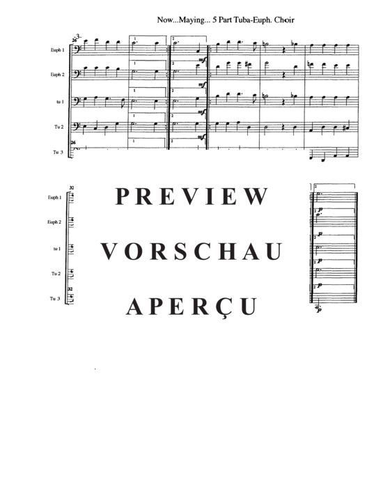 Produktgalerie: Seite 7 von 16 Two Morley Madrigals , , (Tuba Quartett/Quintett EETT + EETTT)