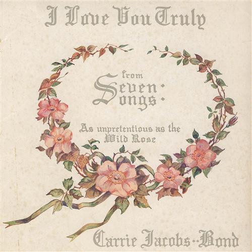 cover: I Love You Truly, Carrie Jacobs Bond, Melodieinstrument