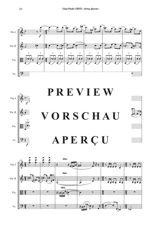 Produktgalerie: Seite 11 von 21 String Quartet ? score and parts , , (Streicherquartett)