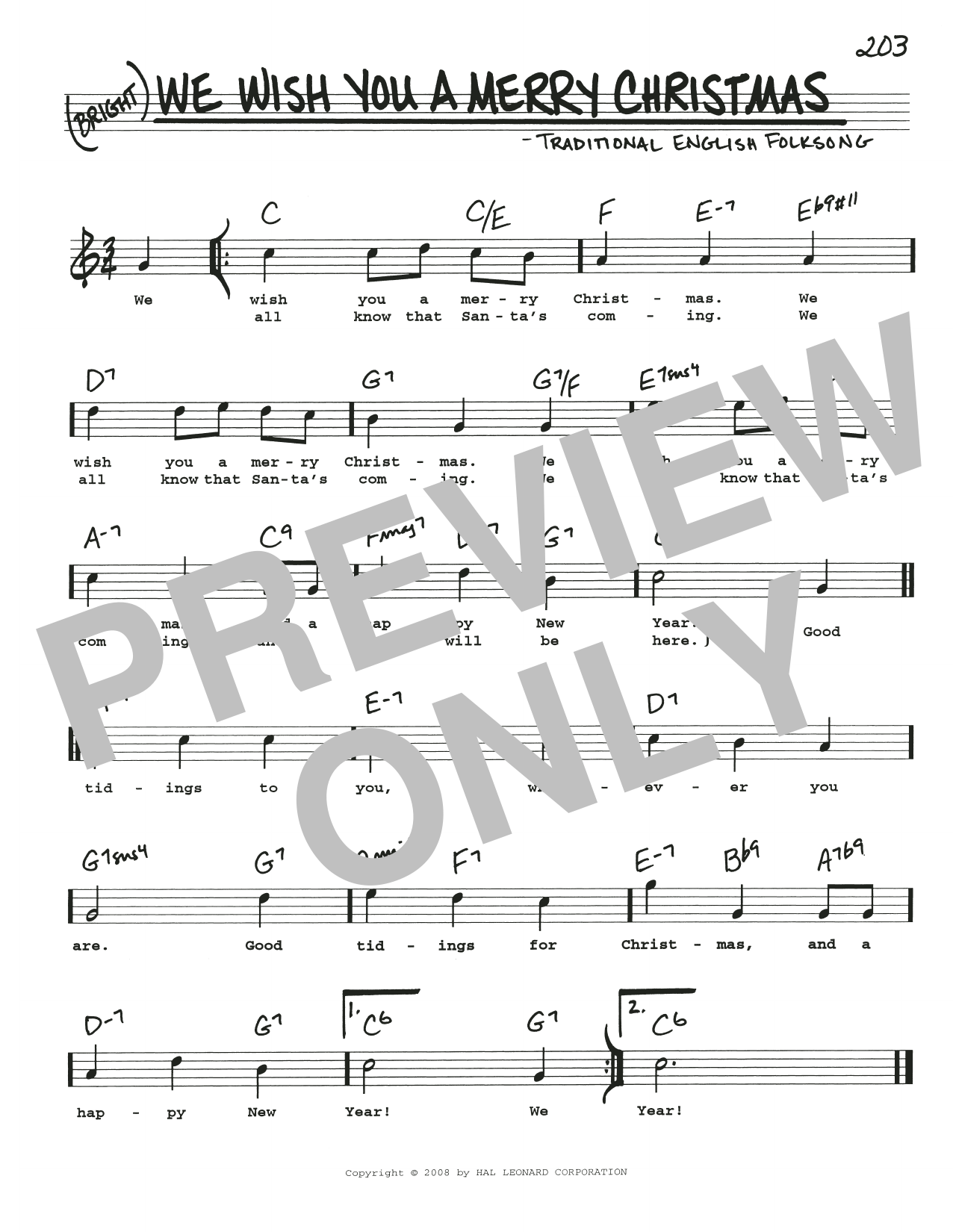 Product gallery: Page 1 of 1 We Wish You A Merry Christmas, Traditional English Folksong