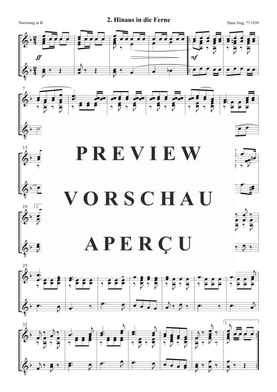 Produktgalerie: Seite 4 von 5 Hinaus in die Ferne, , Posaunenchor