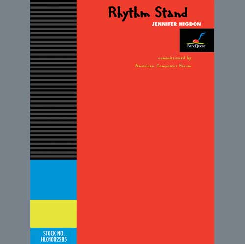 cover: Rhythm Stand - Full Score, Jennifer Higdon