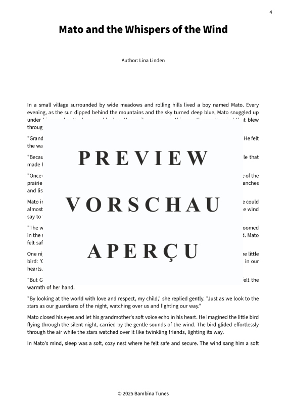 Produktgalerie: Seite 6 von 9 Mato and the Whispers of the Wind - A Night of Stories and Dreams with Grandma, , Gesang und Klavier, Gitarre
