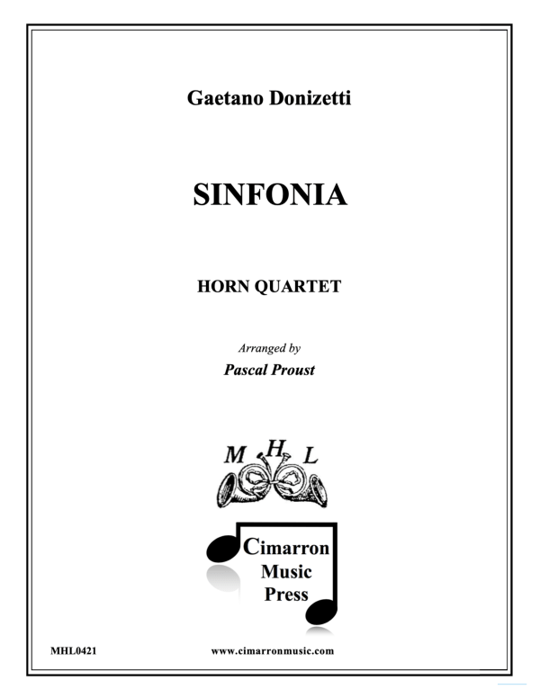 cover: Sinfonia, , Horn Quartet