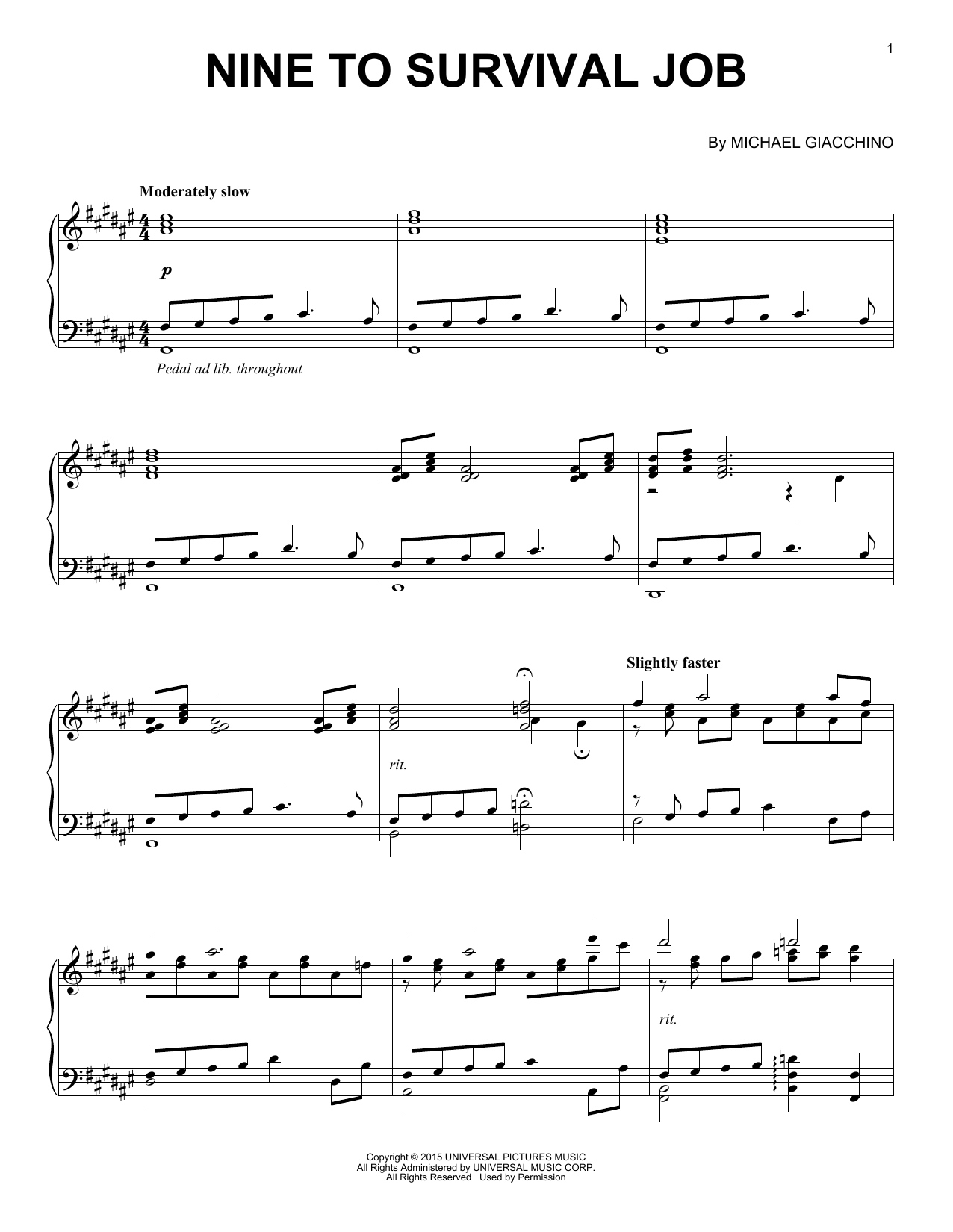 Product gallery: Page 1 of 1 Nine To Survival Job, Michael Giacchino