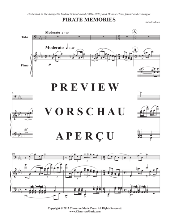 Product gallery: Page 4 of 17 Pirate Memories , , (tuba + piano)