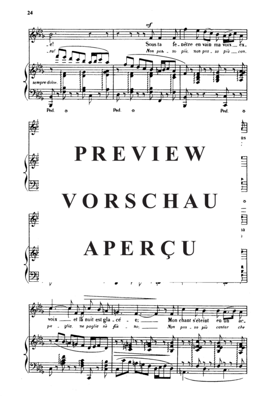gallery: Sérénade toscane Op. 3 No.2 , , (Gesang mittel + Klavier)