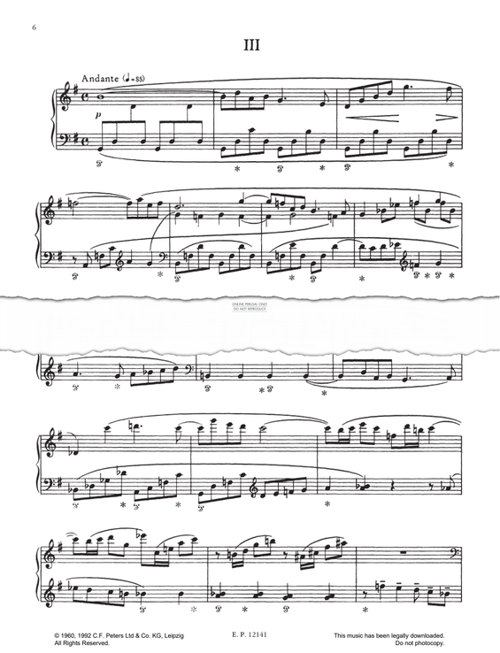 Produktgalerie: Seite 1 von 1 Prelude No.3 (from 24 Preludes Op. 34), Dmitri Shostakovich, Klavier