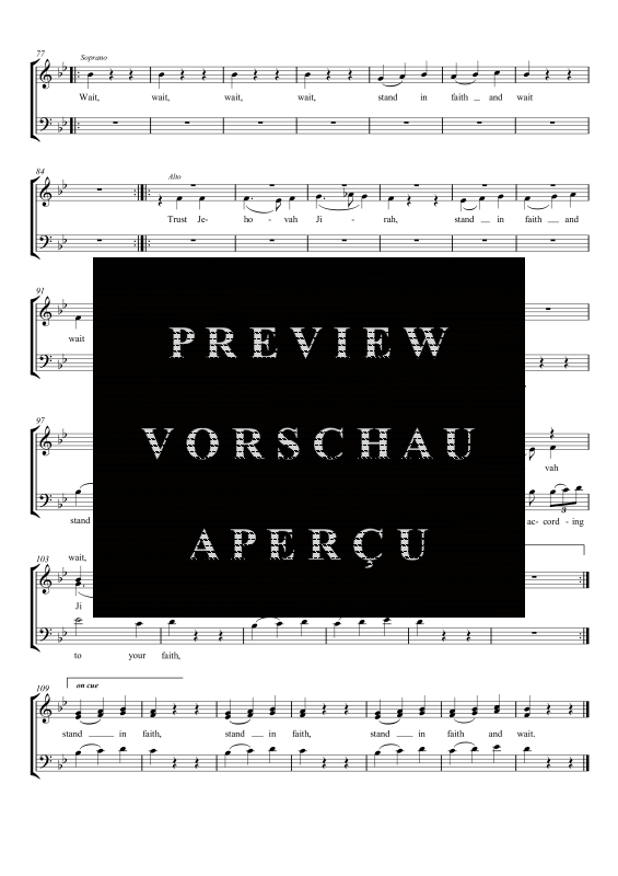 gallery: Wait, , Gemischter Chor SAM/Solo opt. und Klavier