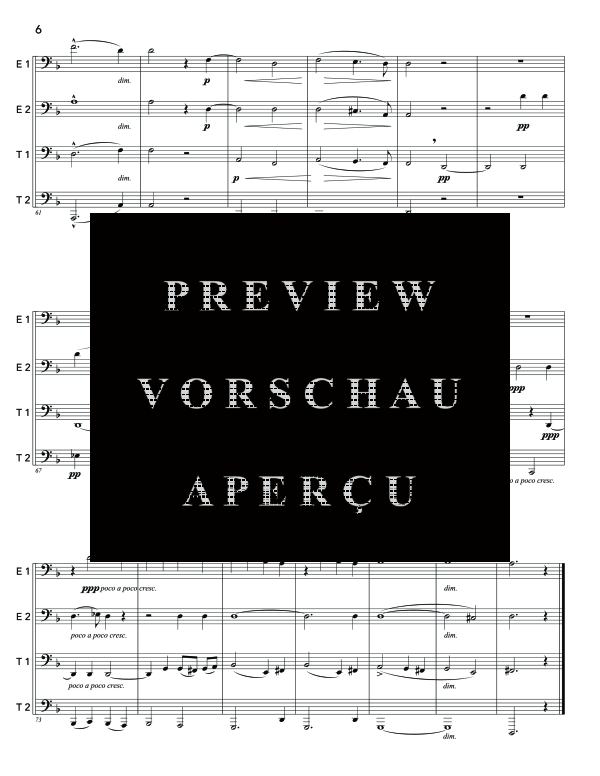 Product gallery: Page 10 of 11 Two Motets, , (Tuba Quartett EETT)