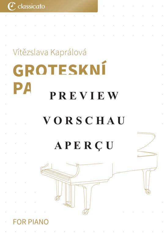 Product gallery: Page 2 of 8 Groteskní Passacaglia , , Piano Solo