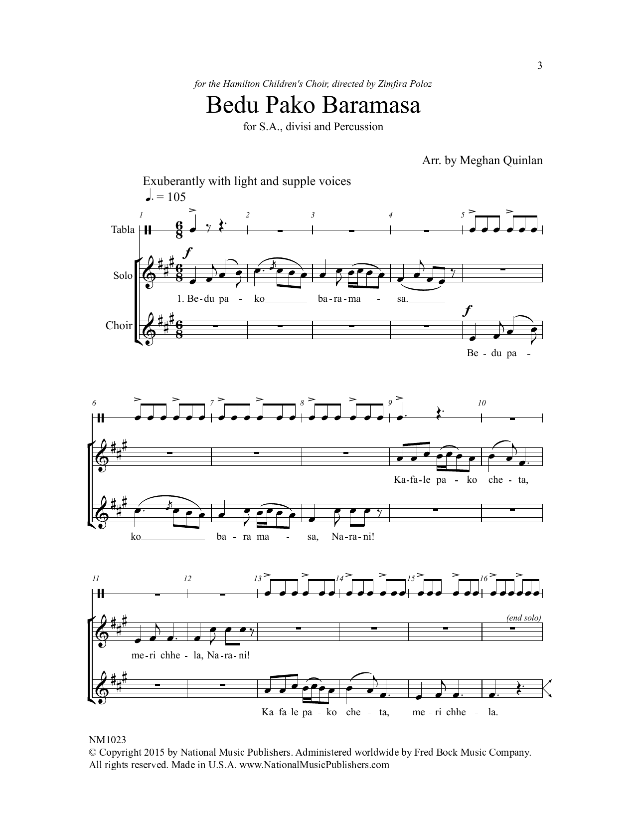 Produktbild zu: Bedu Pako Baramasa