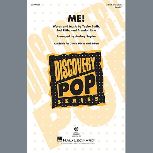 cover: ME! (arr. Audrey Snyder), Taylor Swift