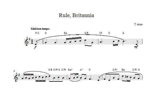 Product picture to: Rule Britannia