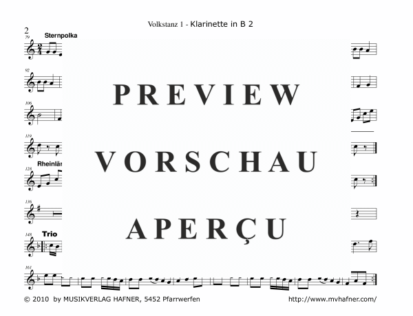 Product gallery: Page 11 of 11 Volkstanz Sammlung 1, , (Mixed ensemble woodwind and brass)
