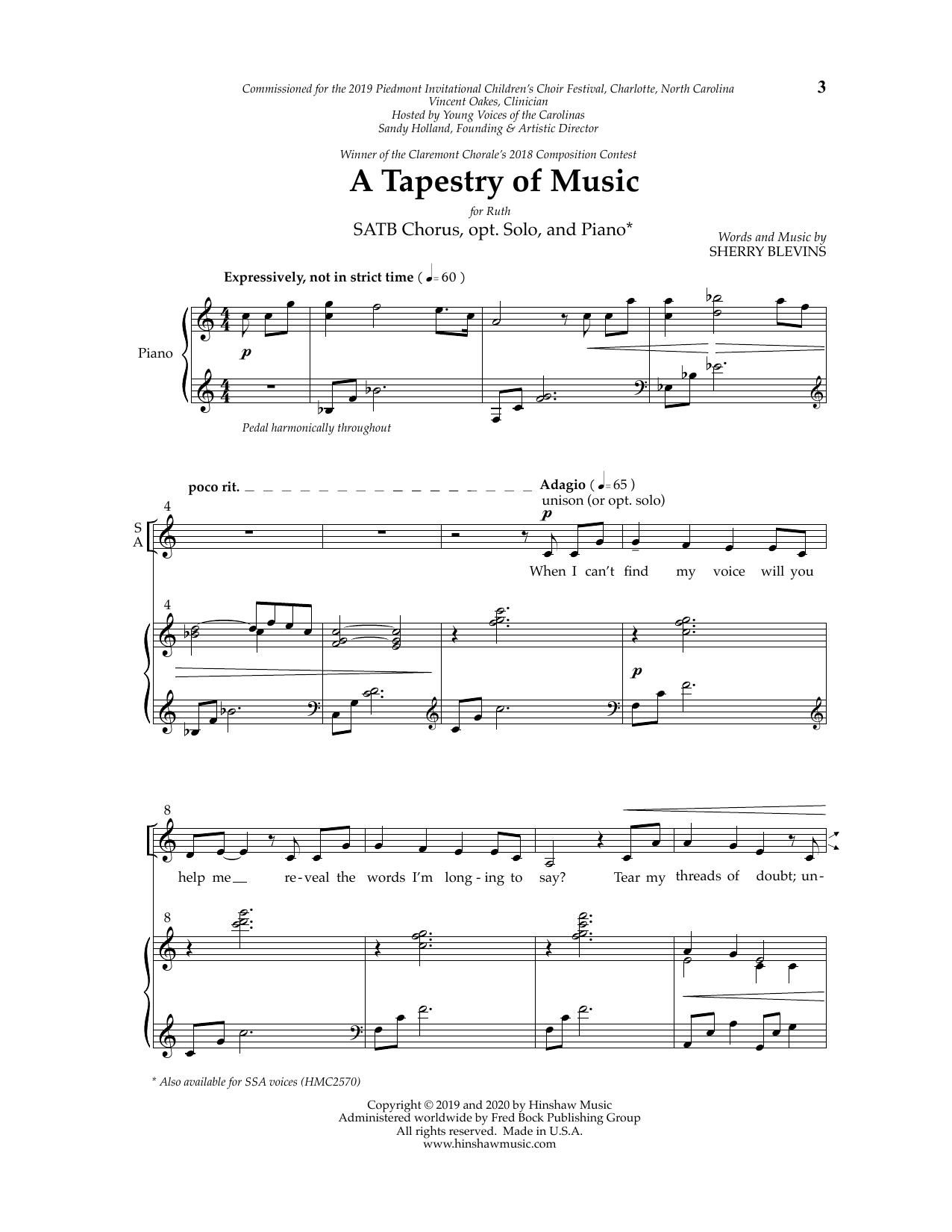 Product picture to: A Tapestry of Music