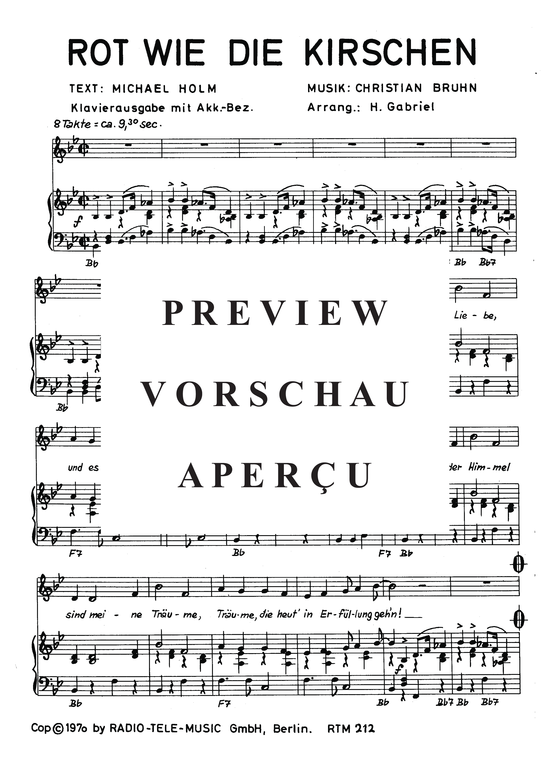 Produktgalerie: Seite 4 von 6 Rot wie die Kirschen, Berger, 	Gaby, Klavier und Gesang