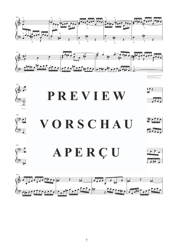 Product gallery: Page 8 of 11 Fantasia and Fugue in A minor BWV 944, , Solo Piano