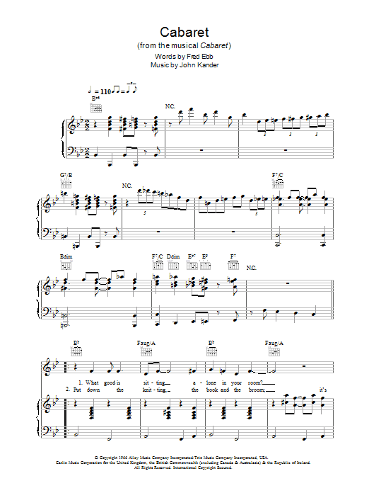 Produktbild zu: Cabaret