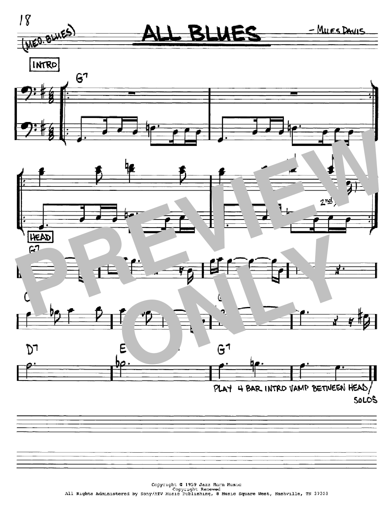 Produktbild zu: All Blues