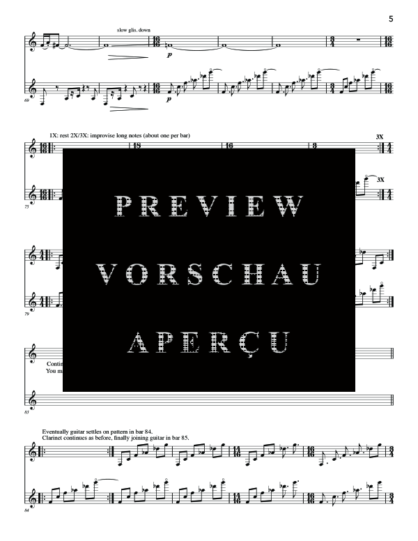 Product gallery: Page 9 of 11 Night Dance, , (clarinet and guitar)